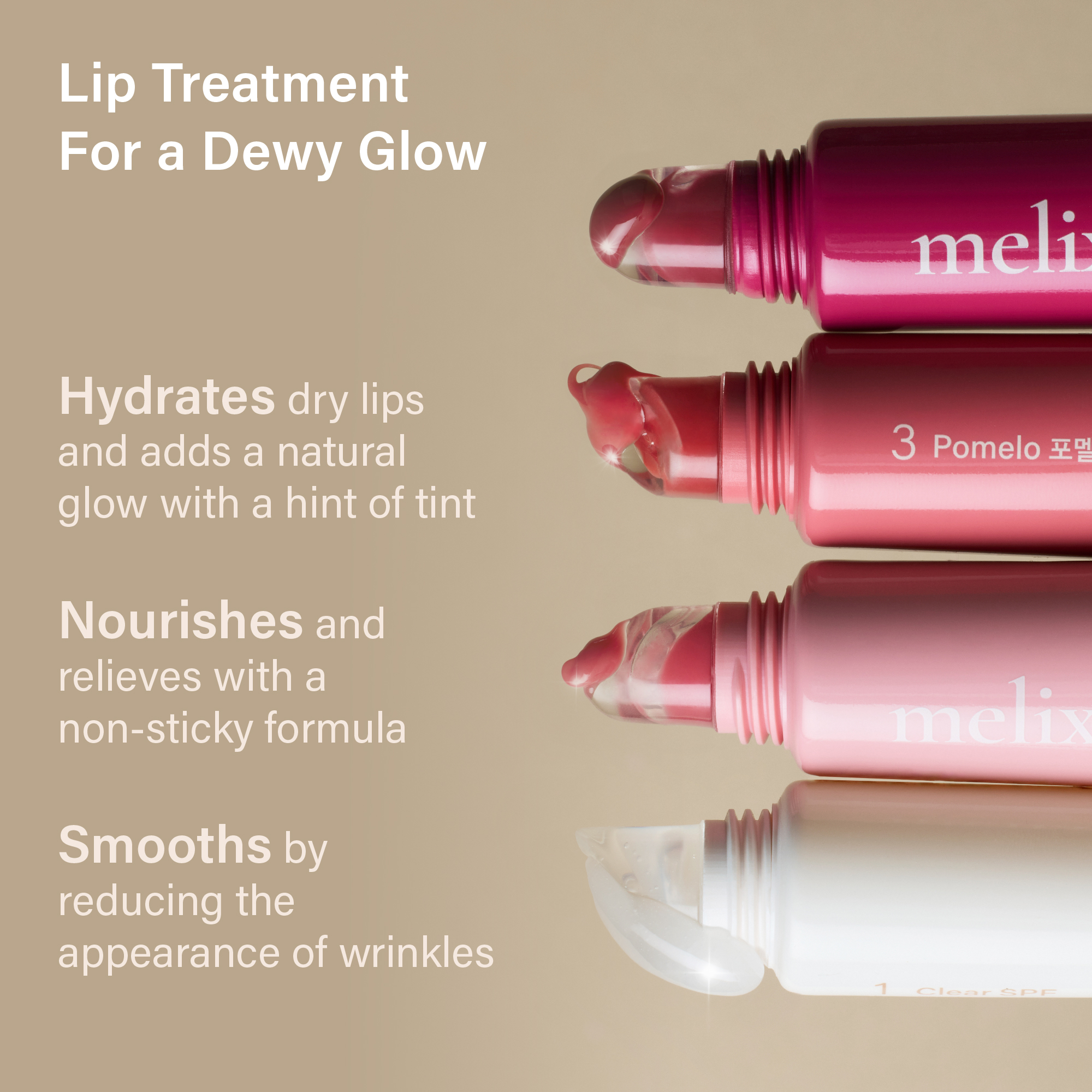 [Melixir] Vegan Lip Treatment 15g (4 colors)