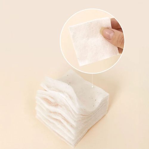 [HEVEBLUE] Bleach-free Biodegradable Stretchy 100% Cotton Pads (60ea)