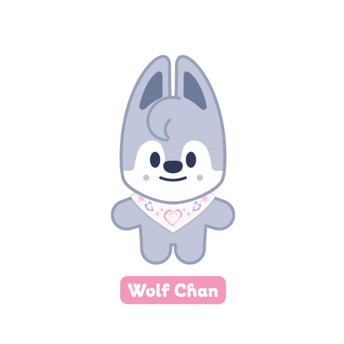 [KPOP] Stray Kids 5th Fanmeeting [SKZ 5'CLOCK] (SKZOO PLUSH 10CM Ver.) (Wolf Chan)