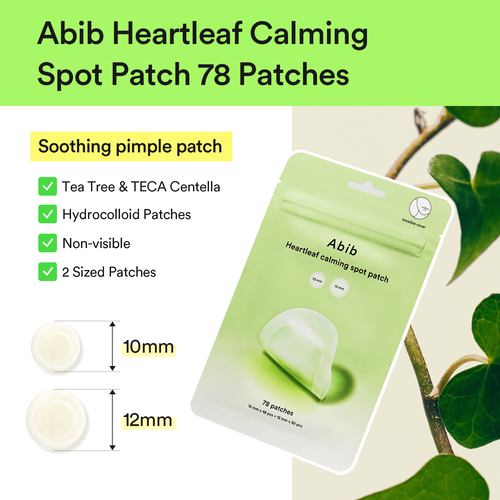 [Abib] Heartleaf Calming Spot Patch 78pcs