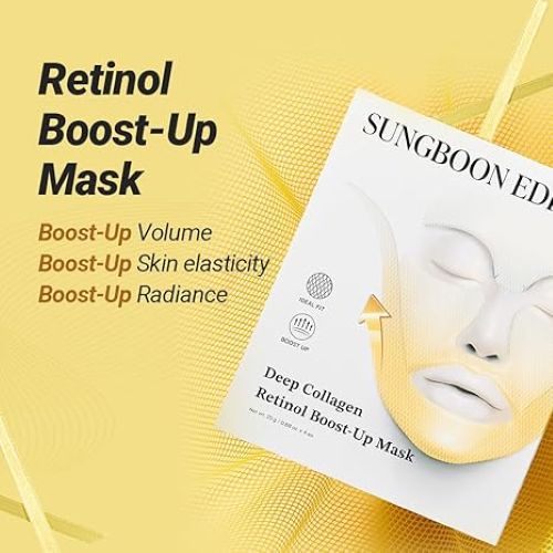 [SUNGBOON EDITOR] Deep Collagen Retinol Boost Up Mask Set (4ea)