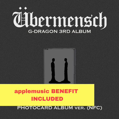 [KPOP] (applemusic) G-DRAGON 3rd mini album - Übermensch (PHOTOCARD ALBUM ver.)