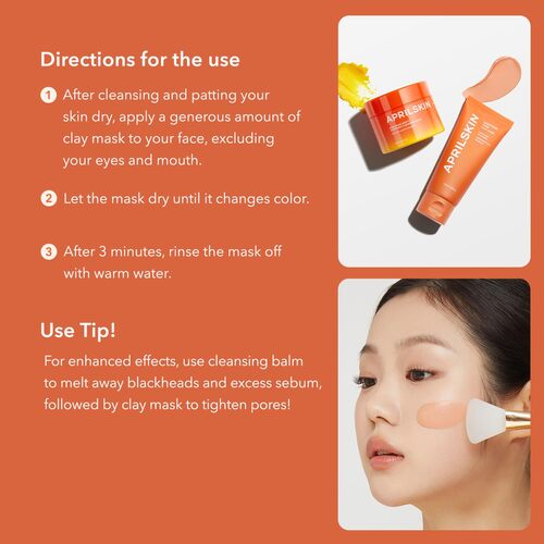 [APRILSKIN] Carrotene Pore Clay Mask 100g