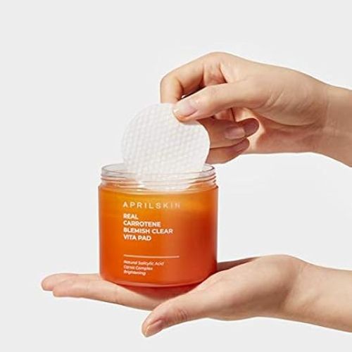 [APRILSKIN] Carrotene Clarifying Vita Pads (60ea)