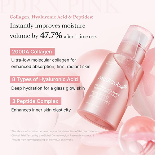 [MEDICUBE] PDRN Pink Exosome Shot Serum 7500 30ml