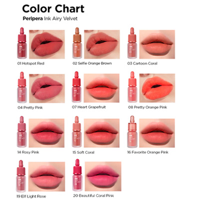 [Peripera] *new* Ink Airy Velvet (11 colors)